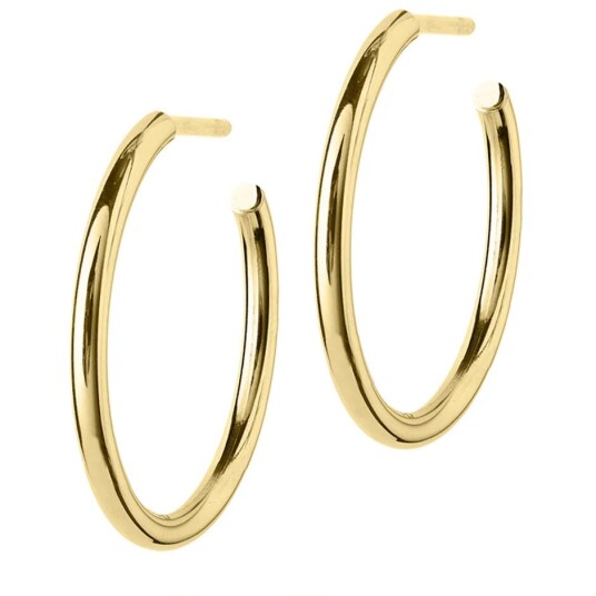 EDBLAD Hoops Earrings Steel Medium, EDBLAD Øredobber