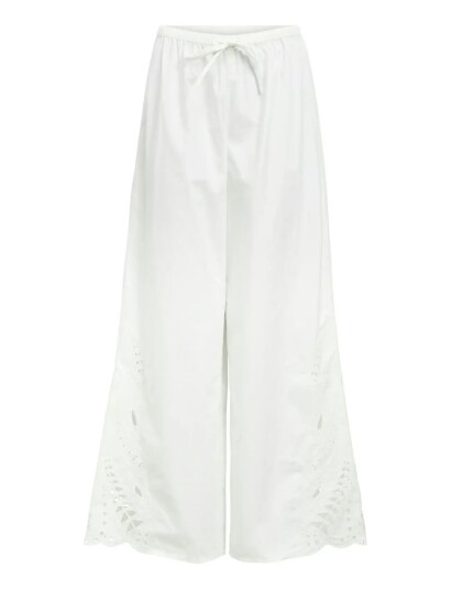 Object Objmadia Mw Wide Pant 144 White 36