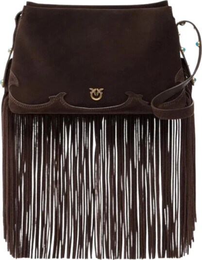 Pinko Dame Vesker Brun ONE SIZE,