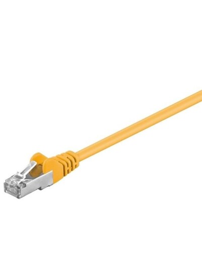 Goobay 5m CAT 5e Nettverkskabel F/UTP Gul Goobay 5m CAT 5e Nettverkskabel F/UTP Gul