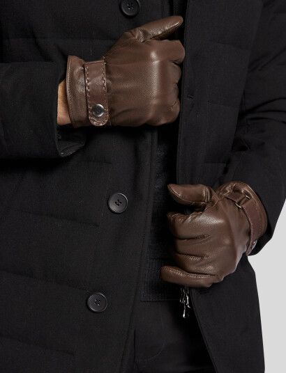 Bruun & Stengade Bs Grover Gloves - Brown - S
