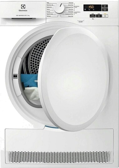 Electrolux Kondenstrommel 8 kg med SensiCare og Anticrease Hvit EDI610O85O