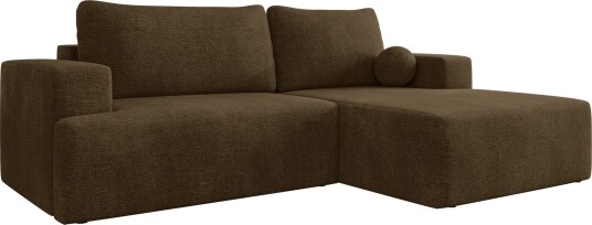 Deylor Sovesofa med sjeselong 3 seter Brun