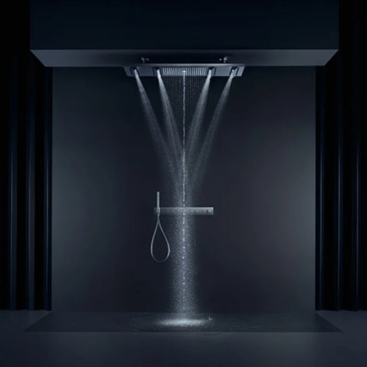 Hansgrohe RainSelect termostat Med 5 uttak, Hvit/Krom Hansgrohe RainSelect termostat Med 5 uttak, Hvit/Krom