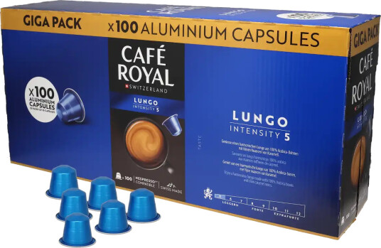 Café Royal | Lungo 100 kapsler til Nespresso®