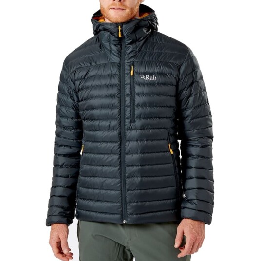 Rab Men's Microlight Alpine Down Jacket XS, Beluga Rab Men's Microlight Alpine Down Jacket XS, Beluga