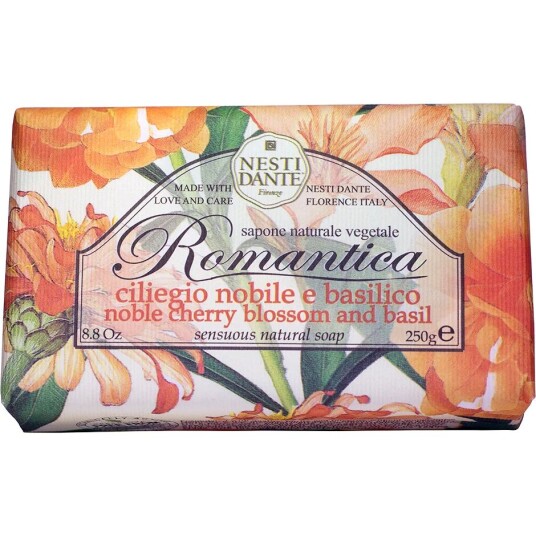 Nesti Dante Romantica Noble Cherry Blossom & Basil 250 g Håndsåpe