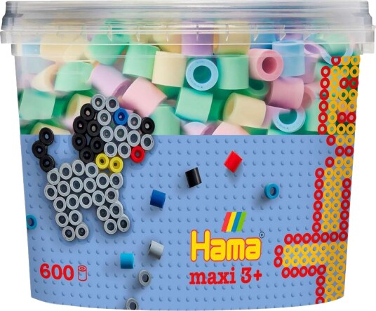 Hama Maxi Perler 8574 Mix 52 600stk Hama Maxi Perler 8574 Mix 52 600stk