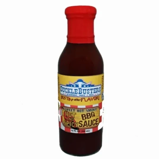 SuckleBusters Hot & Spicy BBQ Sauce | Sterk Grillsaus SuckleBusters Hot & Spicy BBQ Sauce | Sterk Grillsaus