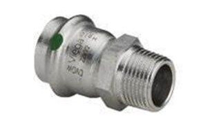 Viega Sanpress Inox 42 mm Overgangsadapter i Rustfritt Stål