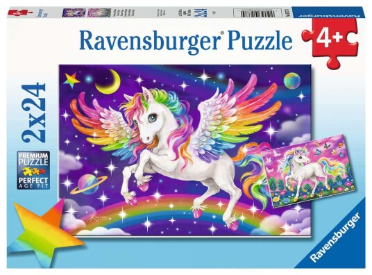 Ravensburger Unicorn and Pegasus 2x24p Ravensburger Unicorn and Pegasus 2x24p