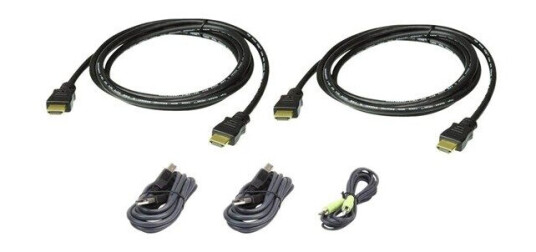 ATEN KVM-kabelsett 1,8 m HDMI/USB TAA-samsvar ATEN KVM-kabelsett 1,8 m HDMI/USB TAA-samsvar