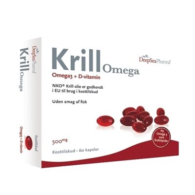 Omega Krill Omega 3 + D-Vitamin 120stk Omega Krill Omega 3 + D-Vitamin 120stk