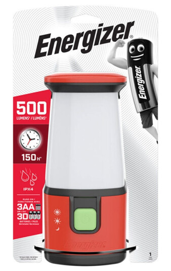 Energizer 360° Camping Lantern LED lykt - 500 lumen Energizer 360° Camping Lantern LED lykt - 500 lumen