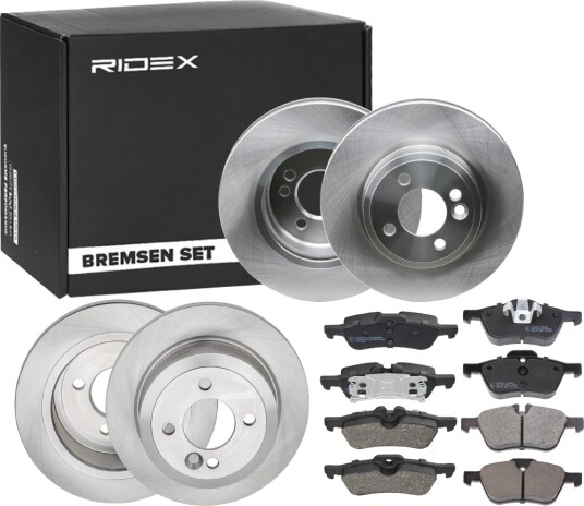 Bremseskiver og -klosser RIDEX 3405B1723