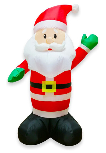 KULZ KUINFSANTA2 OPPBLÅSBAR JULENISSE MED LED LYS 120 CM KUINFSANTA2