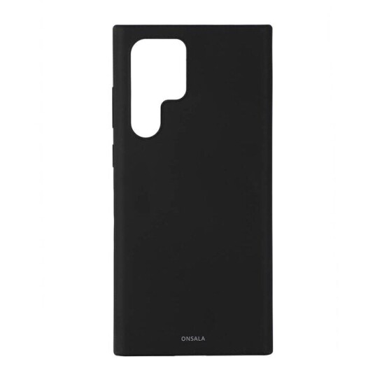 Onsala Mobildeksel Silikon Svart for Samsung S22 Ultra