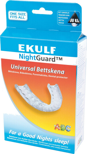 Ekulf Night Guard biteskinne 1 stk. Ekulf Night Guard biteskinne 1 stk.