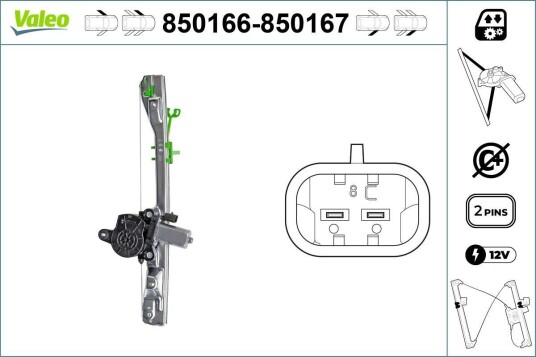 Vindusheis VALEO 850166