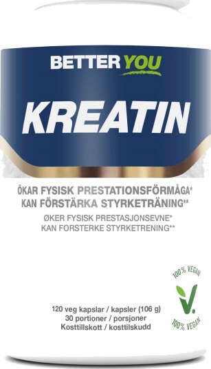 Better You Kreatinkapslar 120 stk Better You Kreatinkapslar 120 stk