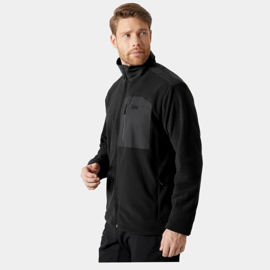 Helly Hansen Herre Daybreaker Block Microfleece jakke Svart M Helly Hansen Herre Daybreaker Block Microfleece jakke Svart M