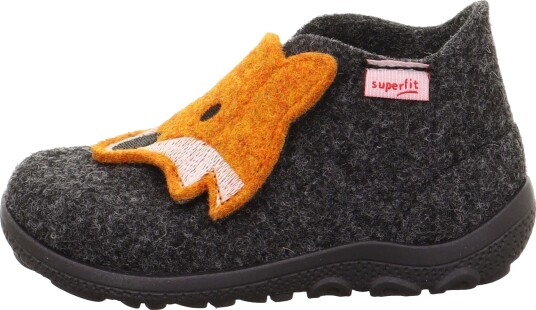 superfit orange Happy slipper grå/  medium 