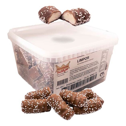 ERT Godis Singel Sjokoladebrød Vaniljeskum Stor pakke - 1,2 kg ERT Godis Singel Sjokoladebrød Vaniljeskum Stor pakke - 1,2 kg