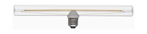 Unison Linestrarør DECO 300mm E27 Klar 4W/2200K. Dimbar
