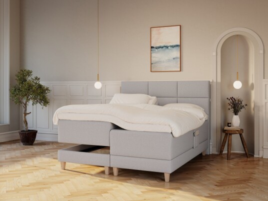 Nordic Dream Aura Nordlys 180x210 Lysegrå