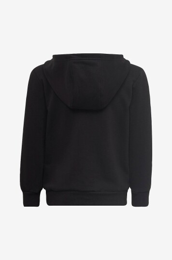 Adidas Sport Performance Hettegenser LK 3S Zip Hoody Svart Adidas Sport Performance Hettegenser LK 3S Zip Hoody Svart