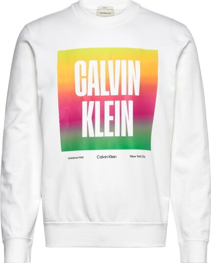 Calvin Klein Jeans Ls 350Tery Calvn Prde Cn Swtshrt White XL Calvin Klein Jeans Ls 350Tery Calvn Prde Cn Swtshrt White XL