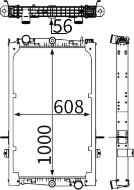 MAHLE CR 2780 000S Radiator motorkjøling