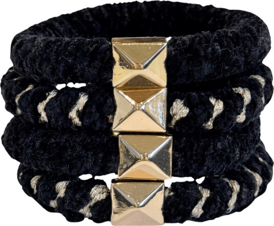 DARK Fluffy Fat Hair Black Mix 4pk