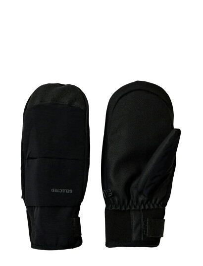 Selected Slhblake Alex Tech Mitten - Black - M/L