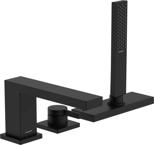 Hansgrohe Tecturis E 3-Hulls Kararmatur For karkant Sort Matt