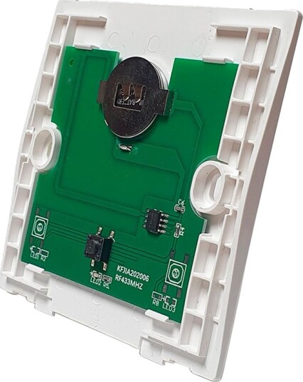 SmartWise RF Veggbryter uten Frontpanel (1 Knapp)