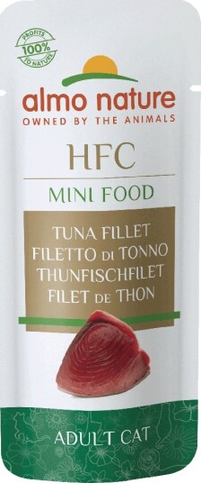 Almo Nature Hfc Green Label Mini Food Tunfiskfilet 25 X 3 G