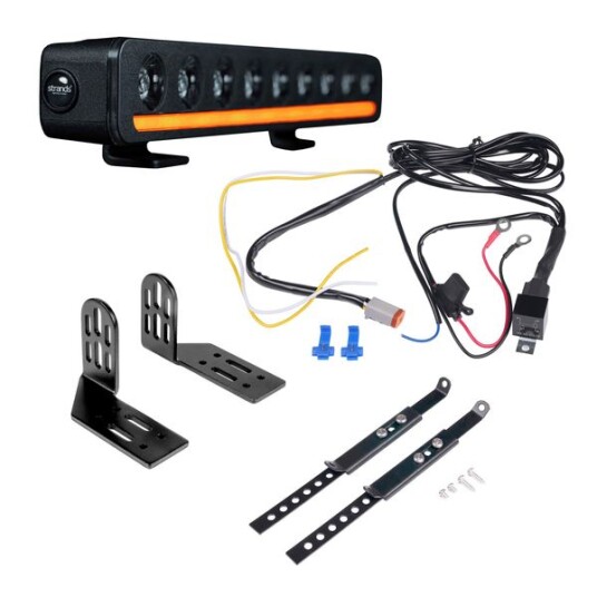 Ekstralys Strands Nuuk D Line 10   Rett / 27 cm / 60W 1 stk   Komplett pakke sidemontering
