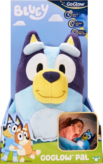 Bluey Kids Light Up Bedtime Pal – Soft toy night light 10045