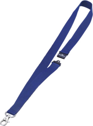 Tekstilhalsbånd Durable 20 Mm Blå Keyhanger