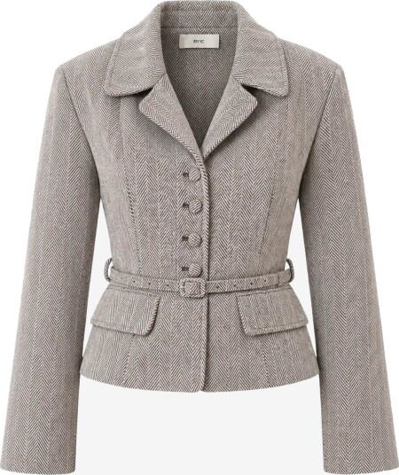 BYIC Annieic Blazer BROWN STRIPES S