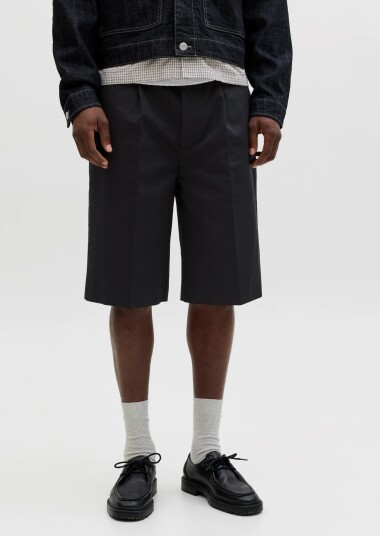 Jack & Jones Jpstowen Otis Chino Short E Styd Ss26   Black   L
