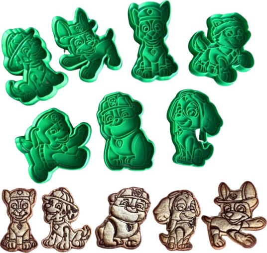 7 pakke Paw Patrol kakeutstikkere 7 pakke Paw Patrol kakeutstikkere