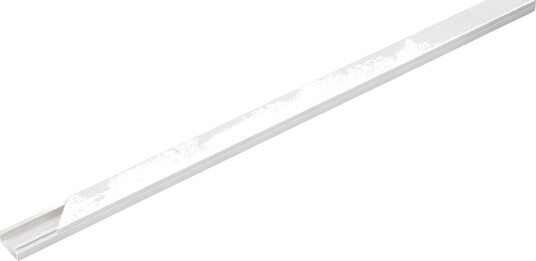 20x10 Kabelkanal med tape Hvit 20x10mm Lengde 2m 20x10 Kabelkanal med tape Hvit 20x10mm Lengde 2m