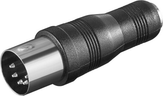 Goobay 12403 5 Pin Din 3,5 Mm Sort