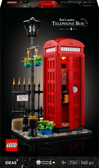 LEGO Ideas - Rød telefonkiosk i London (21347)