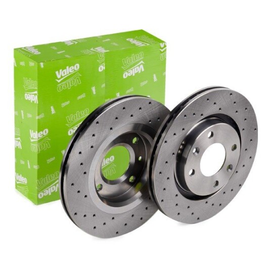 Bremseskive VALEO 886695
