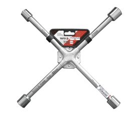 Yato YT-0800 Kromvanadium Hjulmutternøkkel 17, 19, 21, 22 mm
