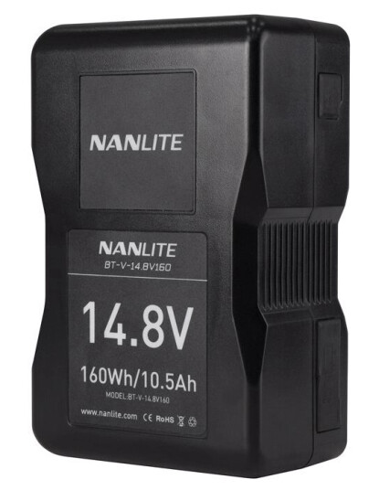 Nanlite Batteri V-Mount 14.8V 160WH 10,5Ah