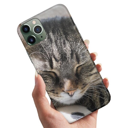 iPhone 12/12 Pro - Deksel/Mobildeksel Sovende Katt